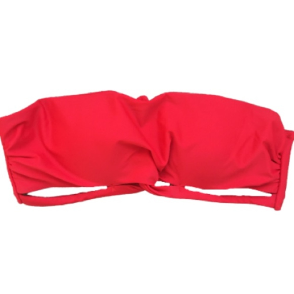 Candy red cutout bandeau